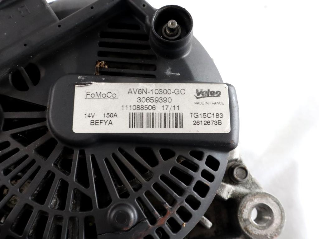 AV6N-10300-GC ALTERNATORE FORD FOCUS 1.6 D 85KW 6M 5P (2011) RICAMBIO USATO