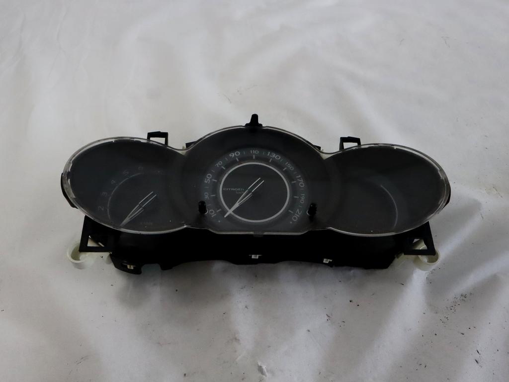 96665881XT QUADRO STRUMENTI CONTACHILOMETRI CITROEN C3 1.1 B 44KW 5M 5P (2012) RICAMBIO USATO