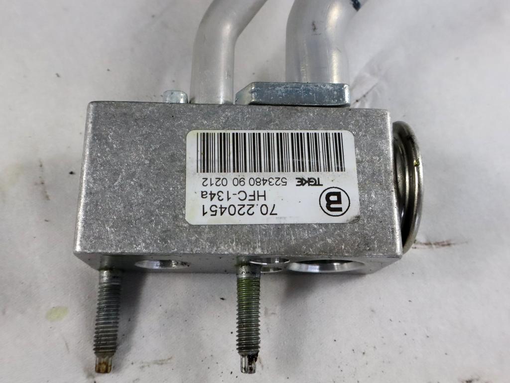 S6116003 EVAPORATORE RADIATORE CLIMATIZZATORE CLIMA A/C CITROEN C3 1.1 B 44KW 5M 5P (2012) RICAMBIO USATO 70.220451