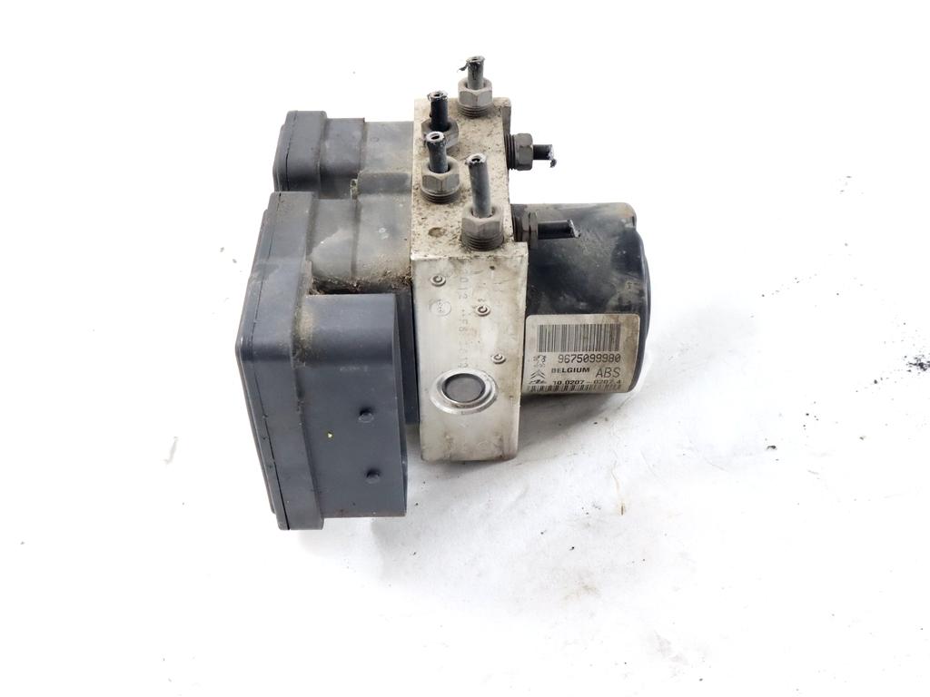 9675099980 CENTRALINA POMPA AGGREGATO ABS CITROEN C3 1.1 B 44KW 5M 5P (2012) RICAMBIO USATO 10.0207-0207.4 10.0970-1169.3 28.5700-7540.3