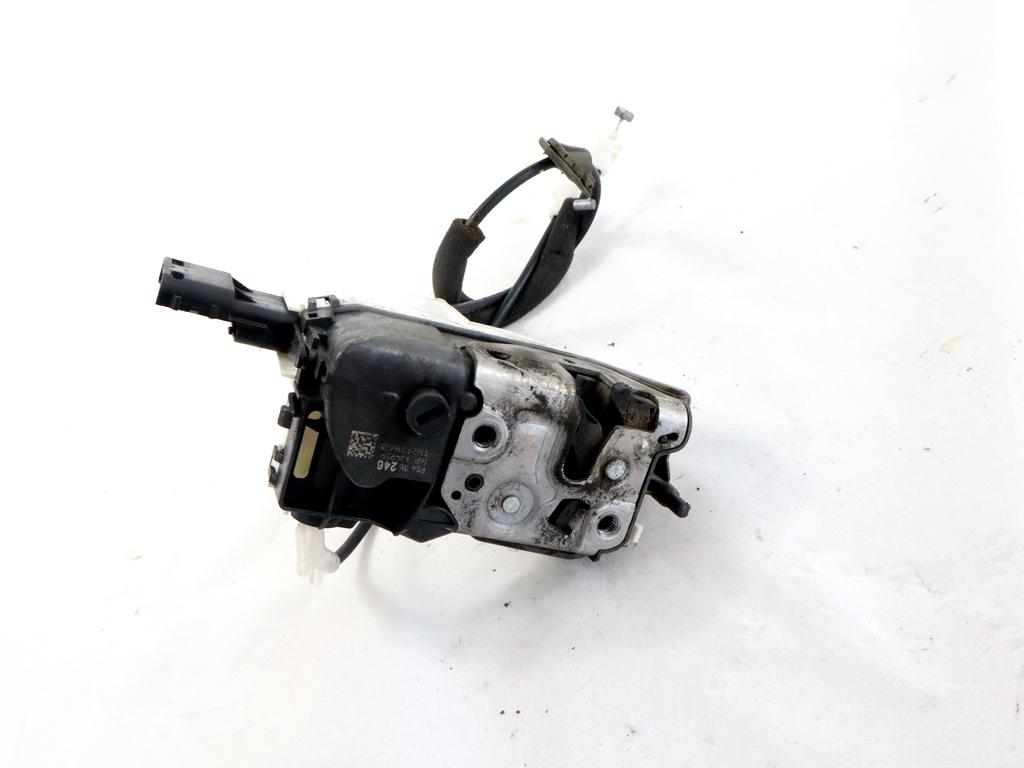 9800624680 CHIUSURA SERRATURA PORTA ANTERIORE DESTRA CITROEN C3 1.1 B 44KW 5M 5P (2012) RICAMBIO USATO