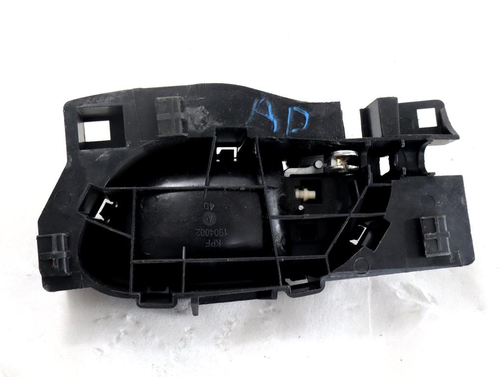 9683446577 MANIGLIA INTERNA PORTA ANTERIORE DESTRA CITROEN C3 1.1 B 44KW 5M 5P (2012) RICAMBIO USATO