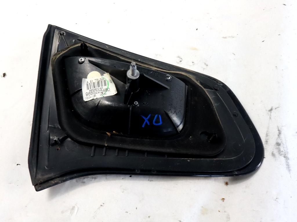 9685225480 FARO FANALE POSTERIORE DESTRO PARTE INTERNA CITROEN C3 1.1 B 44KW 5M 5P (2012) RICAMBIO USATO