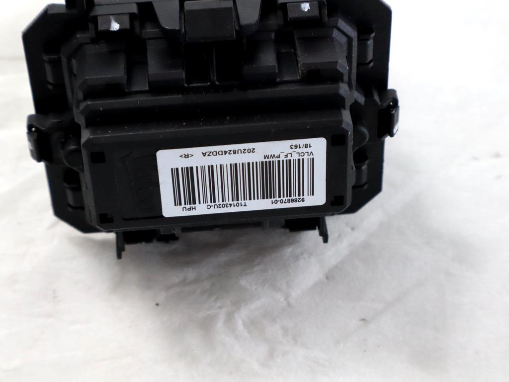 9286870-01 RESISTENZA RISCALDAMENTO CLIMATIZZATORE CITROEN C3 1.2 B 61KW 5M 5P (2018) RICAMBIO USATO T1014302U-C