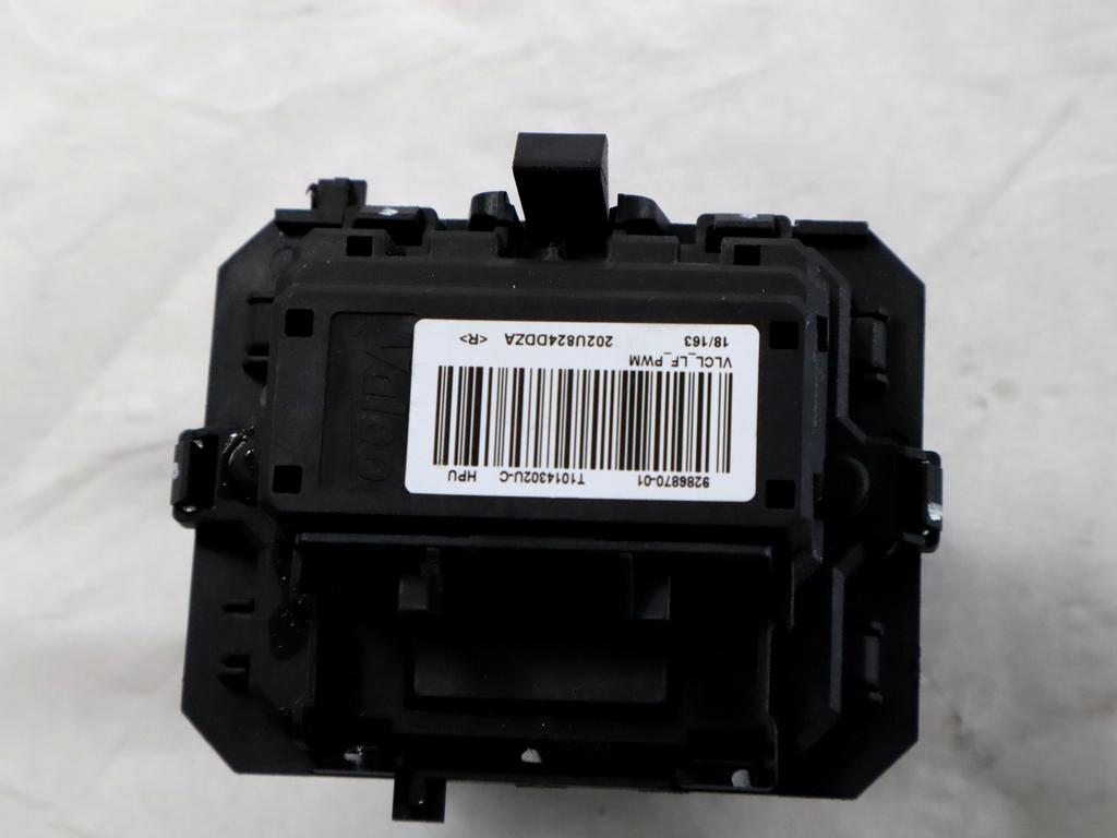 9286870-01 RESISTENZA RISCALDAMENTO CLIMATIZZATORE CITROEN C3 1.2 B 61KW 5M 5P (2018) RICAMBIO USATO T1014302U-C