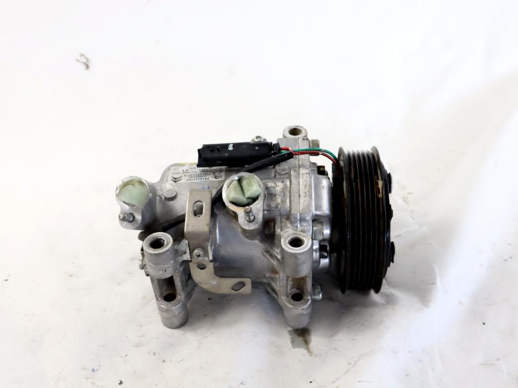 9810349980 COMPRESSORE CLIMATIZZATORE CLIMA A/C CITROEN C3 1.2 B 61KW 5M 5P (2018) RICAMBIO USATO 9808860080