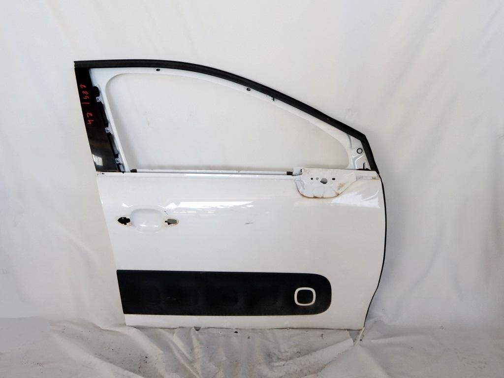 9812674180 PORTA ANTERIORE DESTRA PASSEGGERO CITROEN C3 1.2 B 61KW 5M 5P (2018) RICAMBIO USATO