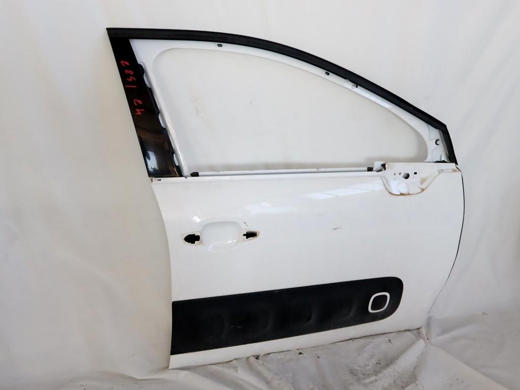 9812674180 PORTA ANTERIORE DESTRA PASSEGGERO CITROEN C3 1.2 B 61KW 5M 5P (2018) RICAMBIO USATO