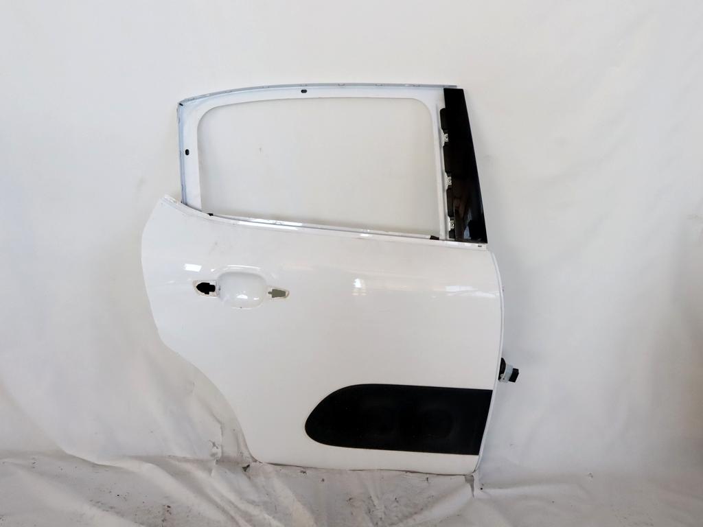 9812716680 PORTA POSTERIORE DESTRA CITROEN C3 1.2 B 61KW 5M 5P (2018) RICAMBIO USATO