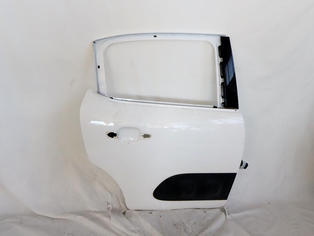 9812716680 PORTA POSTERIORE DESTRA CITROEN C3 1.2 B 61KW 5M 5P (2018) RICAMBIO USATO