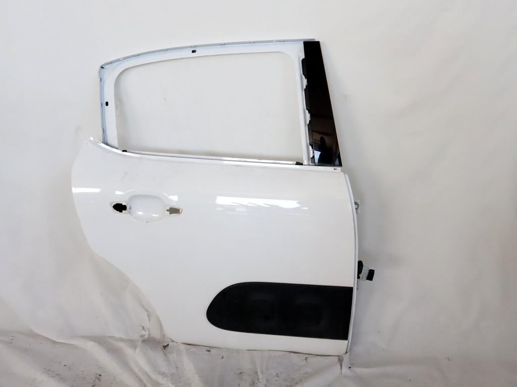 9812716680 PORTA POSTERIORE DESTRA CITROEN C3 1.2 B 61KW 5M 5P (2018) RICAMBIO USATO