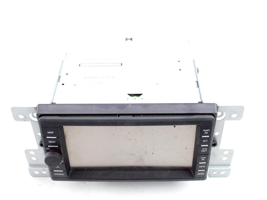 39920-66J10 AUTORADIO SISTEMA DI NAVIGAZIONE SATELLITARE SUZUKI GRAND VITARA 2.4 B 124KW 5P 4X4 (2009) RICAMBIO USATO (NON FORNIAMO CODICE AUTORADIO, MA SOLO NUMERO DI TELAIO VEICOLO)