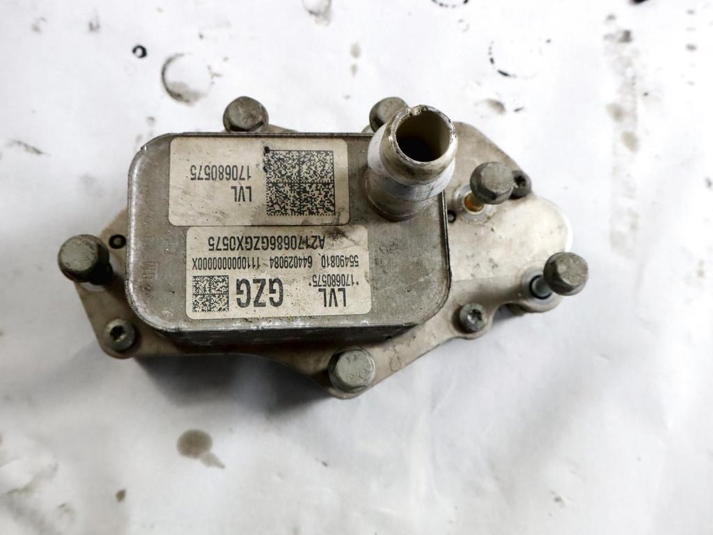 55490810 RADIATORE OLIO SCAMBIATORE DI CALORE OPEL ASTRA J 1.6 D 100KW 6M 5P (2015) RICAMBIO USATO