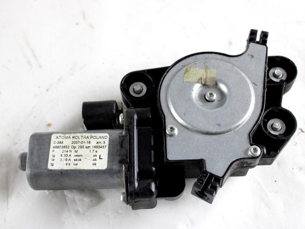 46803652 MOTORINO ALZA-VETRO ALZA-CRISTALLO PORTA ANTERIORE SINISTRA FIAT PANDA 1.2 B 44KW 5M 5P (2007) RICAMBIO USATO