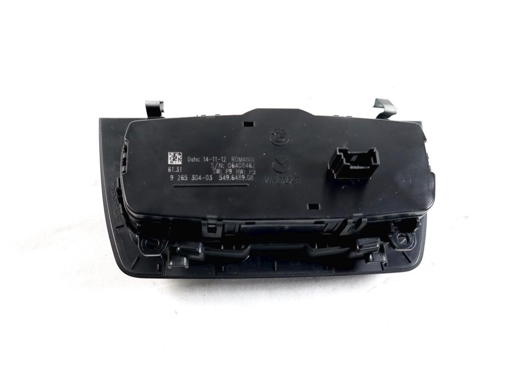 61319265304 GRUPPO DI COMANDO REGOLAZIONE LUCI E FARI BMW SERIE 3 316D F31 SW 2.0 D 85KW 6M 5P (2013) RICAMBIO USATO