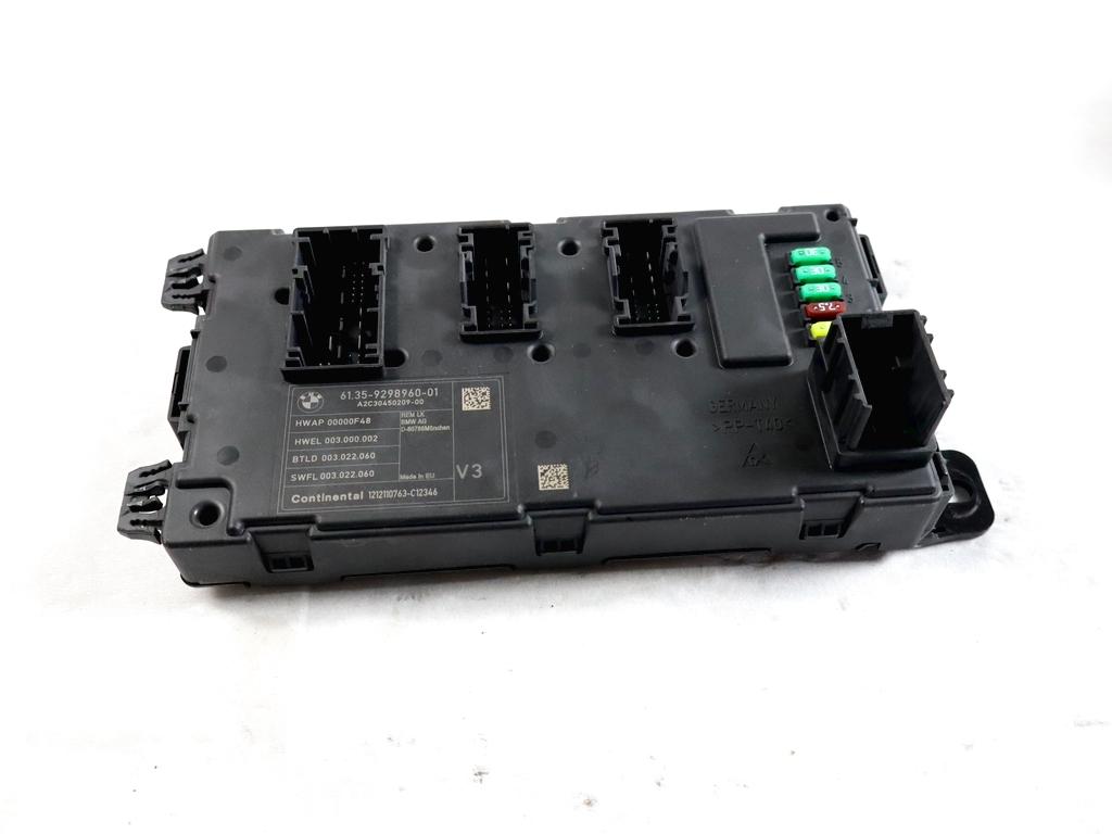 61359298960 CENTRALINA BODY COMPUTER BMW SERIE 3 316D F31 SW 2.0 D 85KW 6M 5P (2013) RICAMBIO USATO