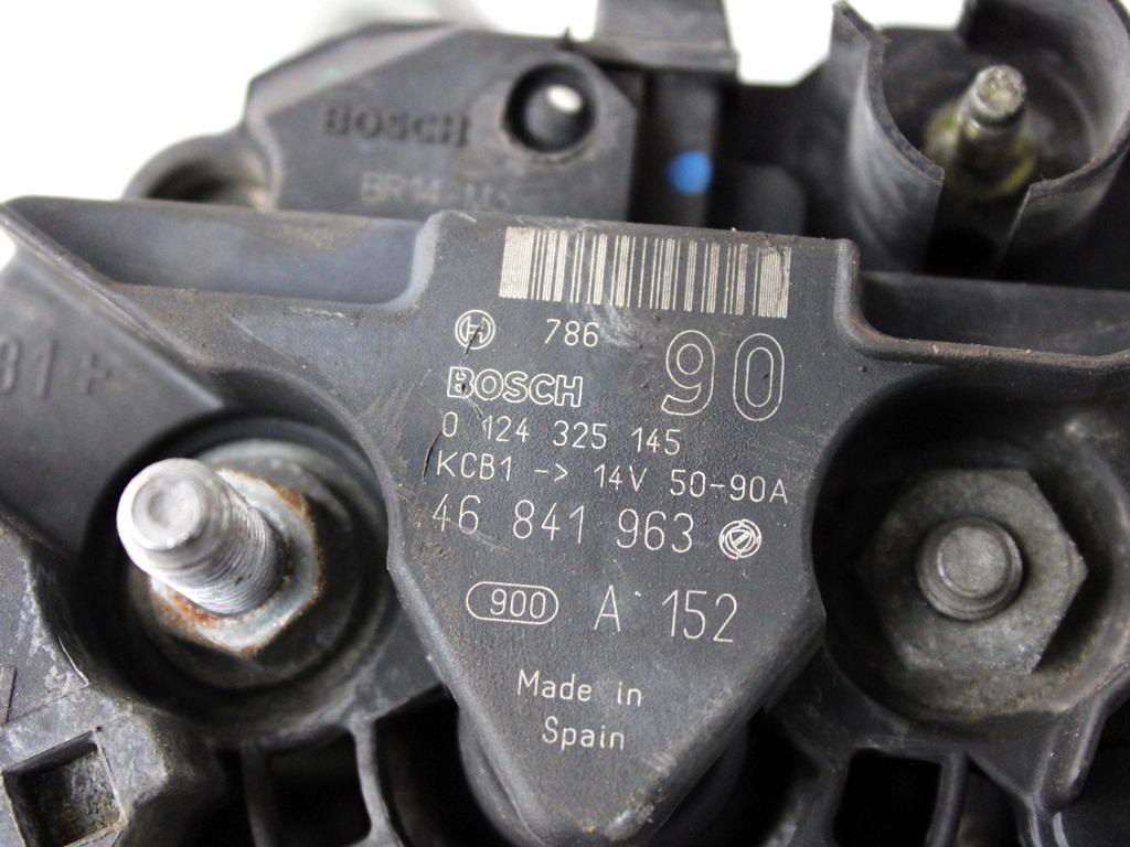 46841963 ALTERNATORE FIAT MULTIPLA 1.6 M 76KW 5M 5P (2008) RICAMBIO USATO