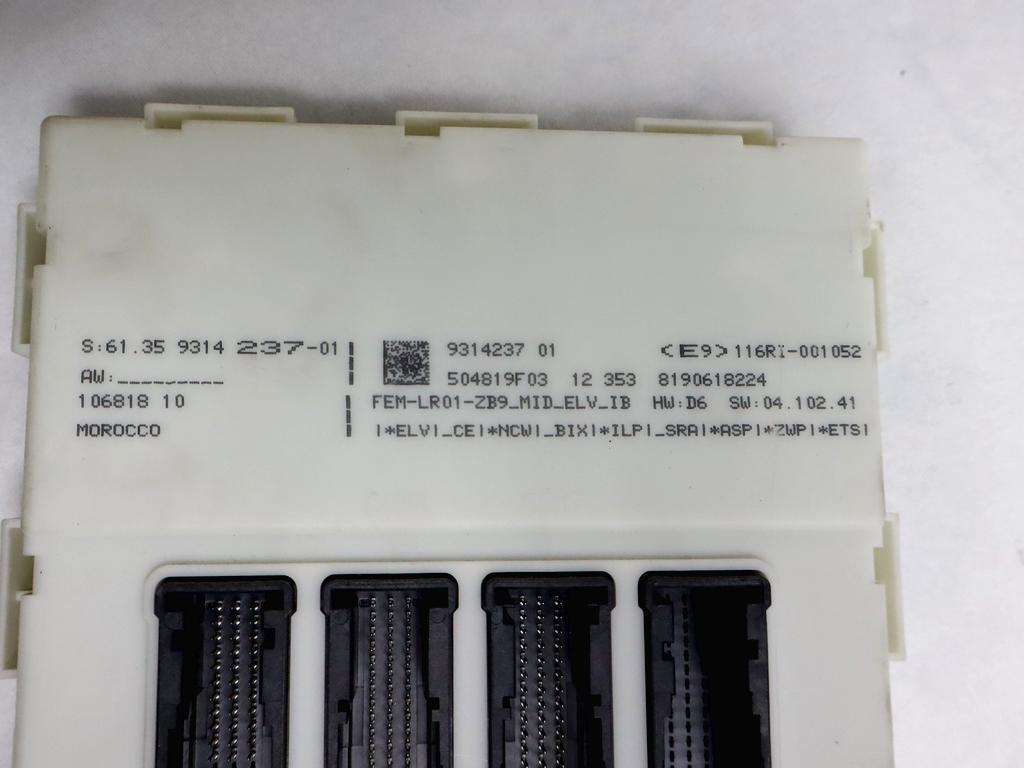 8573258 KIT ACCENSIONE AVVIAMENTO BMW SERIE 3 316D F31 SW 2.0 D 85KW 6M 5P (2013) RICAMBIO USATO CON CENTRALINA MOTORE, BLOCCHETTI ACCENSIONE APERTURA 0281019679 61359314237