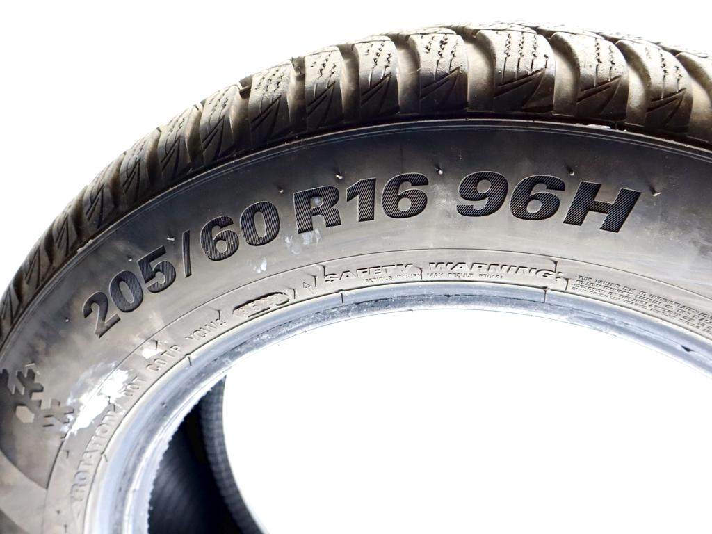 205/60 R16 96H KUMHO WINTERCRAFT WP51 6,32MM 6,35MM A3522 PNEUMATICI INVERNALI M+S (QUANTITÀ 4 GOMME)