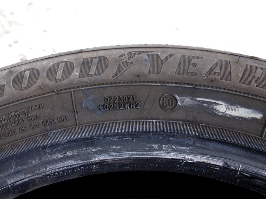 205/55 R16 91V GOODYEAR EFFICIENTGRIP 7.22MM 7.92MM A4122 PNEUMATICI ESTIVI (QUANTITA' 2 GOMME)