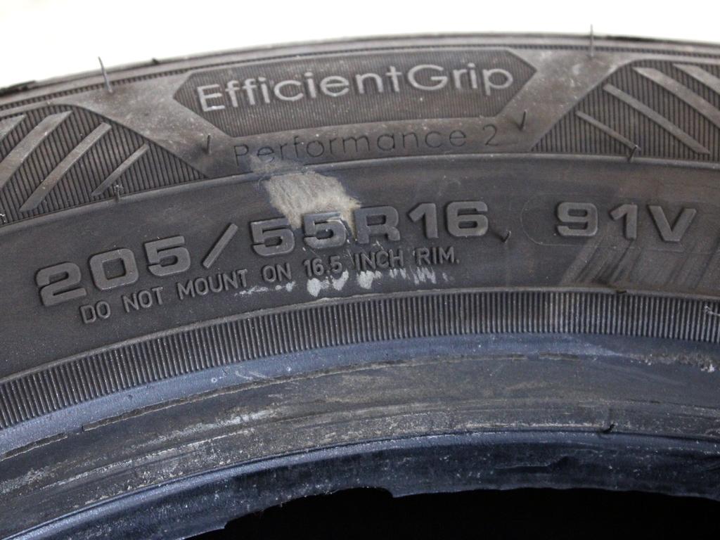 205/55 R16 91V GOODYEAR EFFICIENTGRIP 7.22MM 7.92MM A4122 PNEUMATICI ESTIVI (QUANTITA' 2 GOMME)