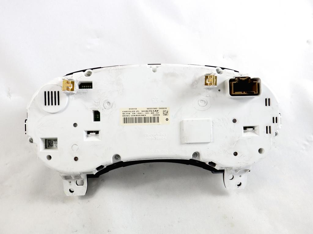 56046751AF QUADRO STRUMENTI CONTACHILOMETRI FIAT FREEMONT 2.0 D 125KW 6M 5P (2012) RICAMBIO USATO