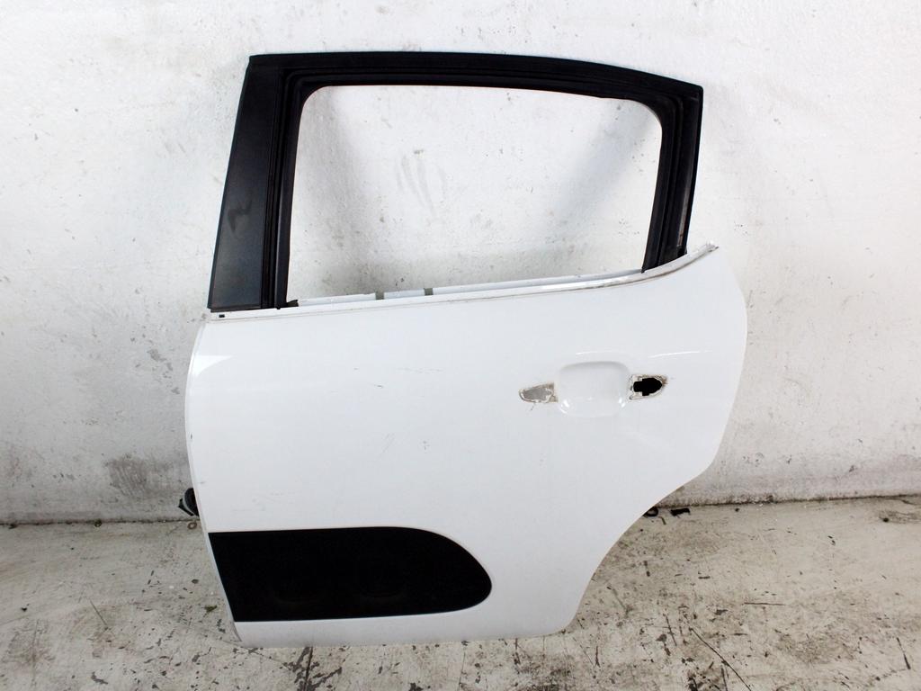 9812254980 PORTA POSTERIORE SINISTRA CITROEN C3 1.2 B 60KW 5M 5P (2018) RICAMBIO USATO