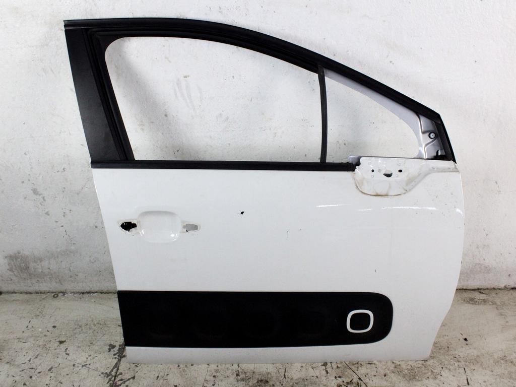 9812251680 PORTA ANTERIORE DESTRA PASSEGGERO CITROEN C3 1.2 B 60KW 5M 5P (2018) RICAMBIO USATO