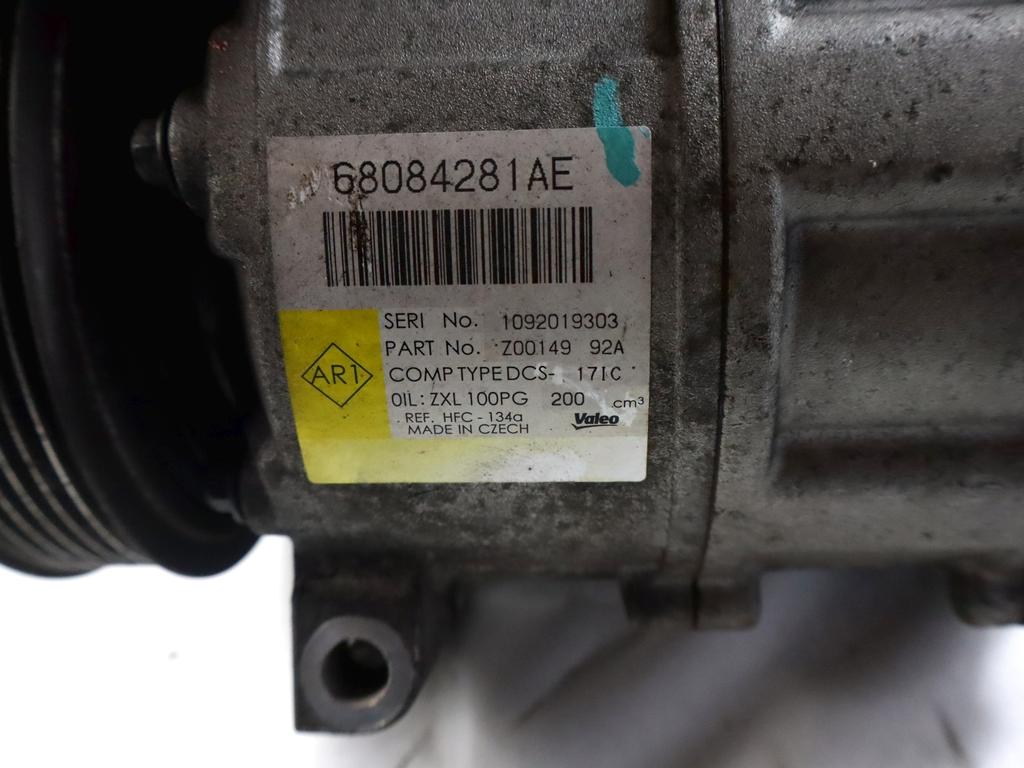 68084281AE COMPRESSORE CLIMATIZZATORE CLIMA A/C FIAT FREEMONT 2.0 D 125KW 6M 5P (2012) RICAMBIO USATO