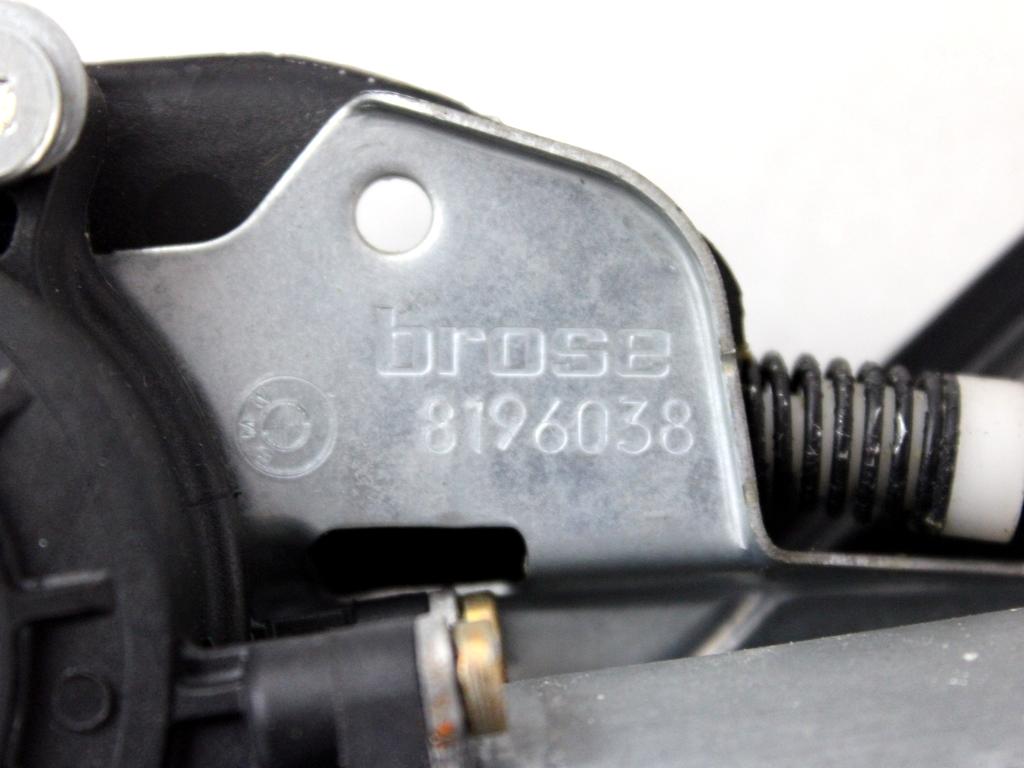 51337020660 MOTORINO MECCANISMO ALZA-VETRO ALZACRISTALLO PORTA ANTERIORE DESTRA BMW SERIE 3 320D E46 SW 2.0 D 110KW 6M 5P (2004) RICAMBIO USATO 67628362064