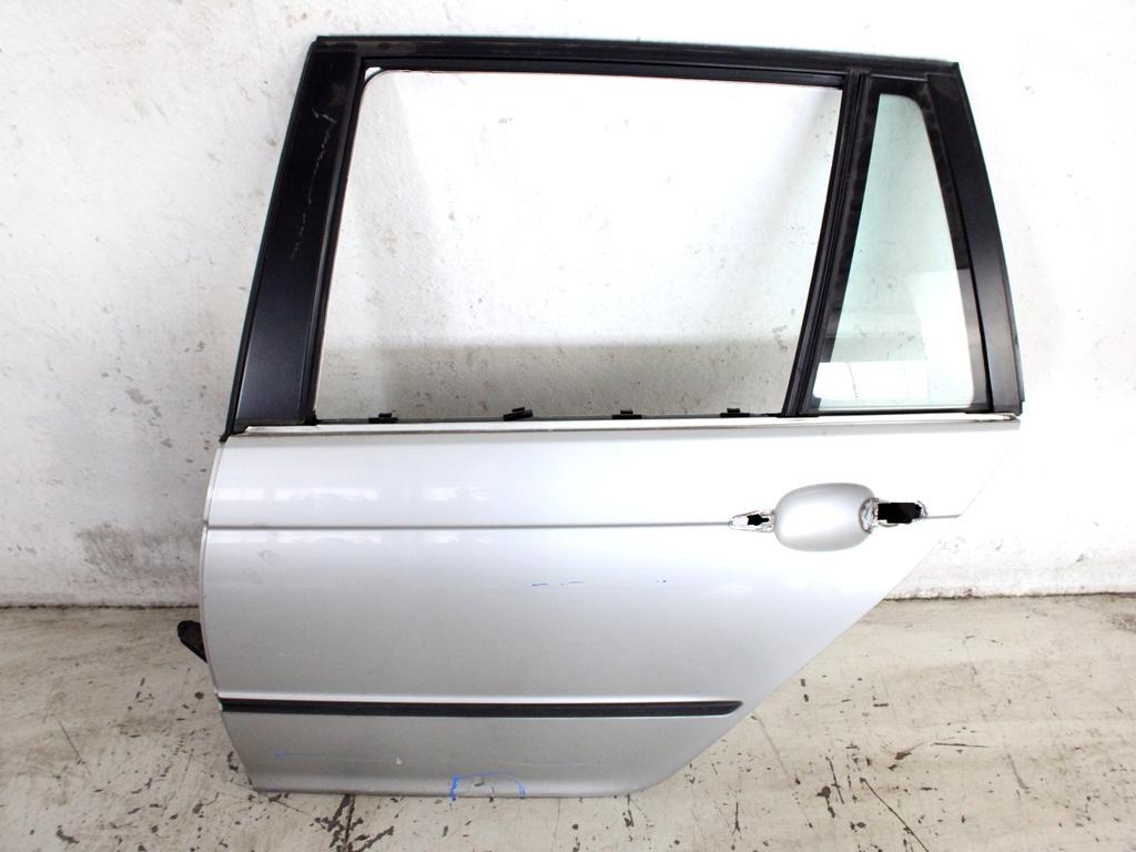 41527034155 PORTA POSTERIORE SINISTRA BMW SERIE 3 320D E46 SW 2.0 D 110KW 6M 5P (2004) RICAMBIO USATO STRISCIATA