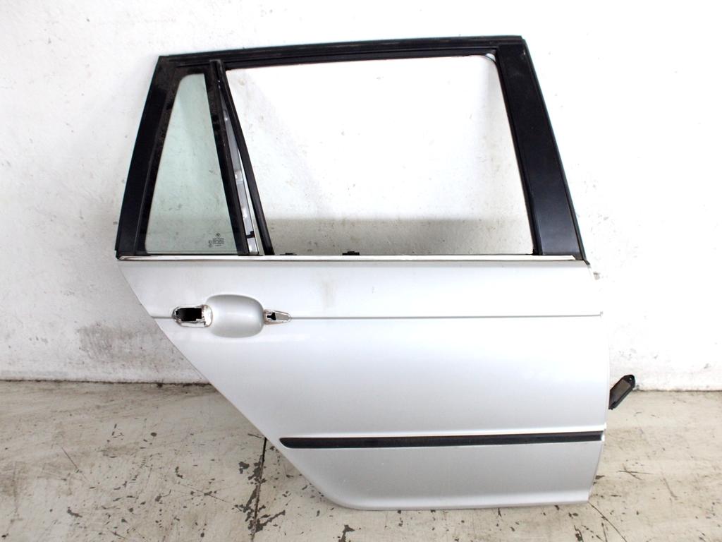 41527034156 PORTA POSTERIORE DESTRA BMW SERIE 3 320D E46 SW 2.0 D 110KW 6M 5P (2004) RICAMBIO USATO STRISCIATA