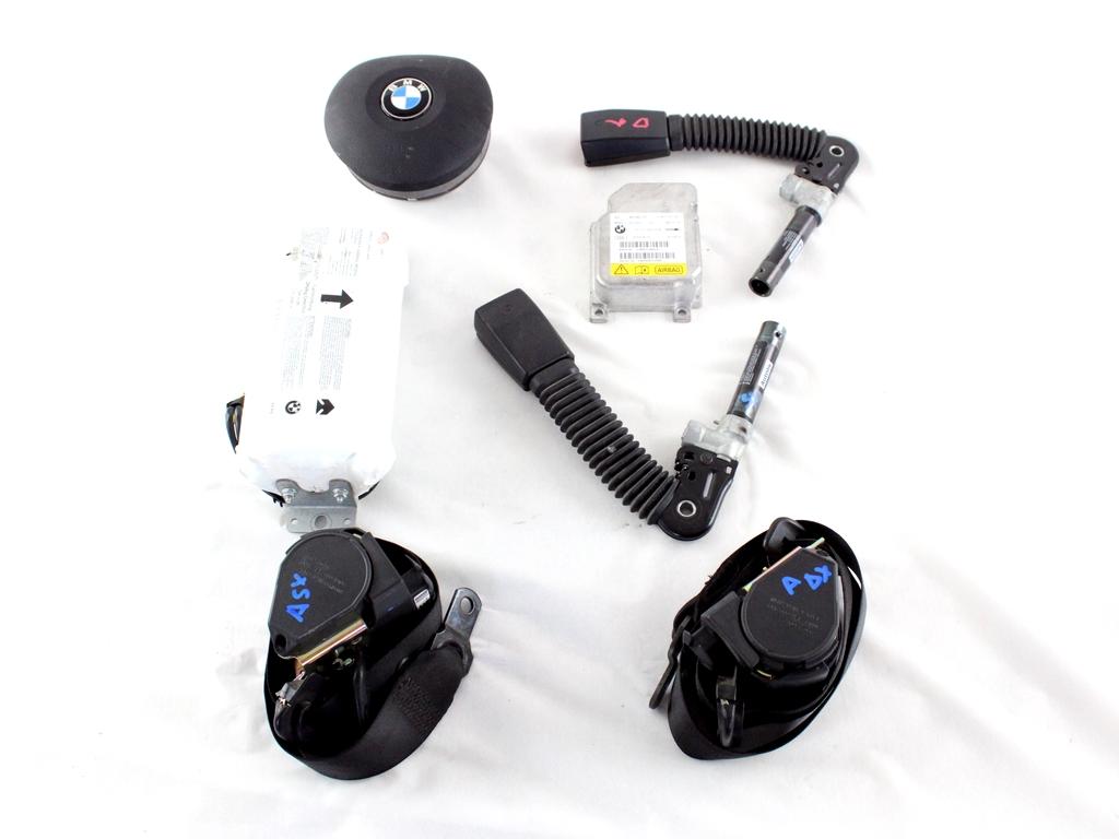 65776933238 KIT AIRBAG BMW SERIE 3 320D E46 SW 2.0 D 110KW 6M 5P (2004) RICAMBIO USATO CON PRETENSIONATORI CINTURE DI SICUREZZA, CENTRALINA AIRBAG, AIRBAG VOLANTE GUIDATORE, AIRBAG PASSEGGERO 8257788 72127112351 32306880599 72118207955 72118207956 