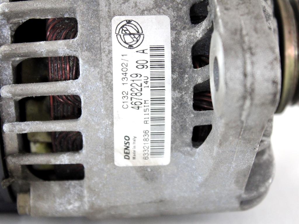 46782219 ALTERNATORE ALFA ROMEO 156 R 1.8 B 103KW 5M 4P (2002) RICAMBIO USATO