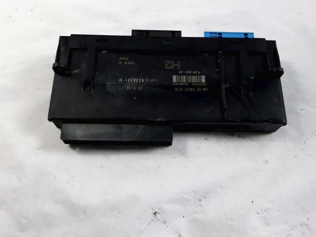 61359226331 CENTRALINA BODY COMPUTER BMW SERIE 3 320 D E91 SW 2.0 D 130KW 6M 5P (2009) RICAMBIO USATO