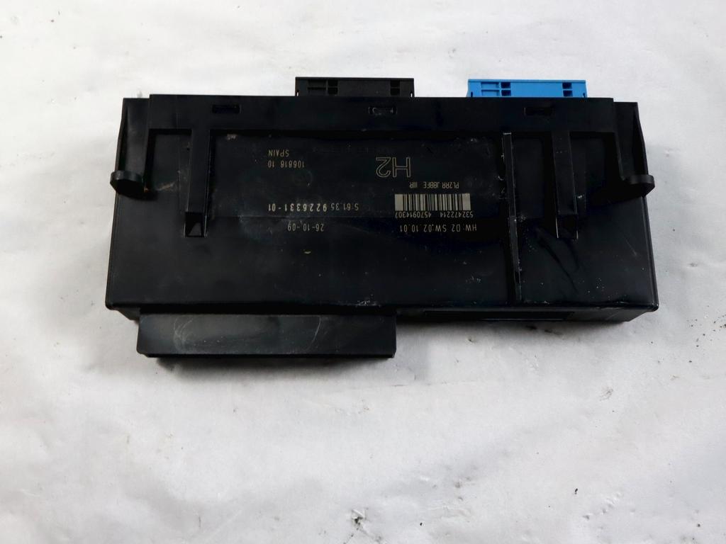 61359226331 CENTRALINA BODY COMPUTER BMW SERIE 3 320 D E91 SW 2.0 D 130KW 6M 5P (2009) RICAMBIO USATO