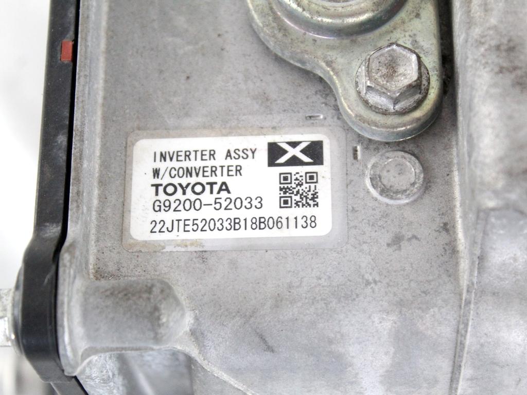 G9200-52033 INVERTER CONVERTITORE CORRENTE CONTINUA TOYOTA YARIS P13 1.0 I 54KW AUT 5P (2018) RICAMBIO USATO GRAFFIATO