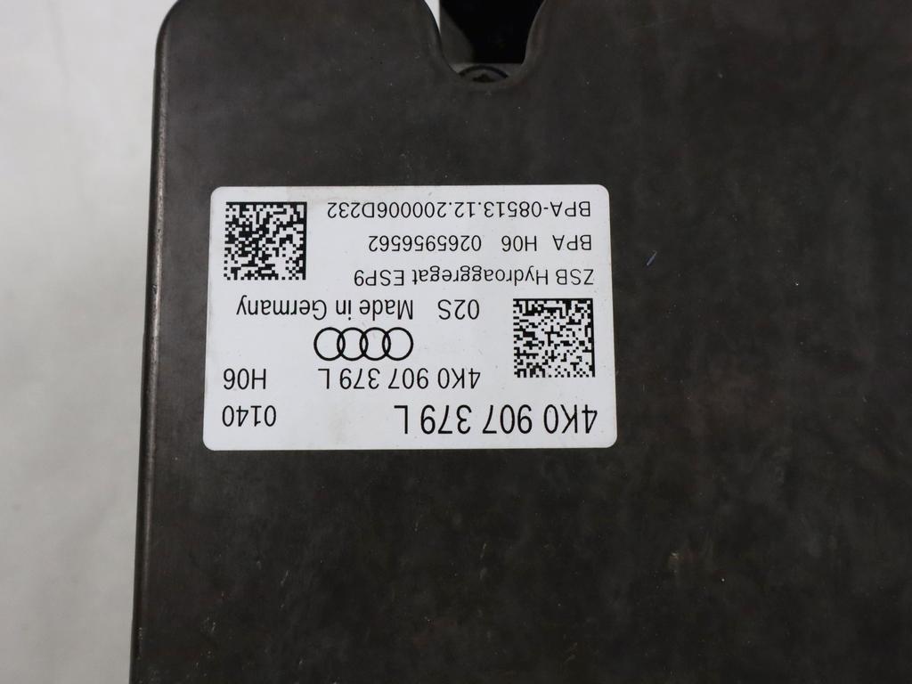 4K0614517N CENTRALINA POMPA AGGREGATO ABS AUDI RS Q8 4.0 I 441 KW AUT 5P (2021) RICAMBIO USATO 4K0907379L 0265956562