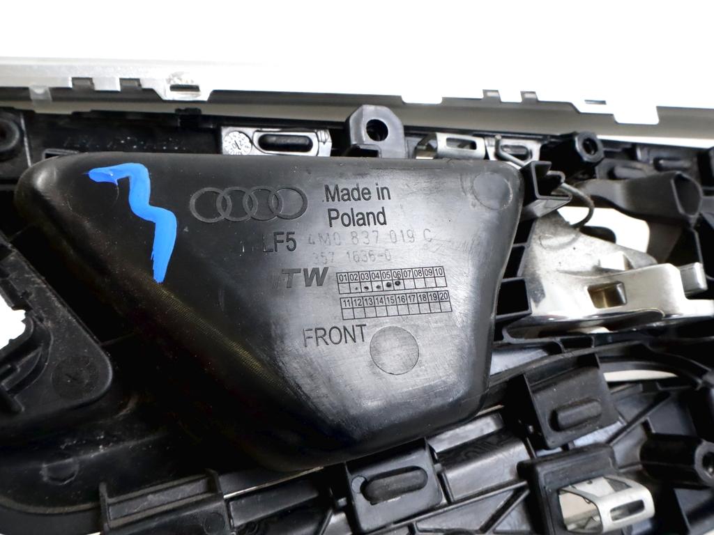 4M0837019C MANIGLIA INTERNA PORTA ANTERIORE SINISTRA AUDI RS Q8 4.0 I 441 KW AUT 5P (2021) RICAMBIO USATO