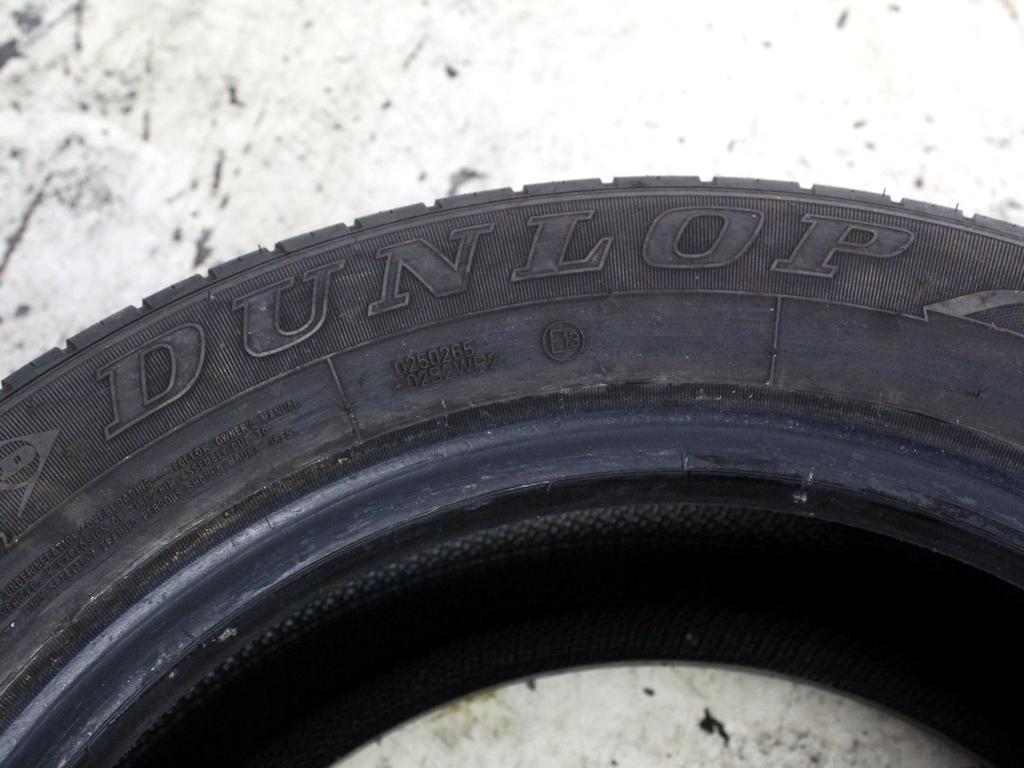 195/60 R15 88H DUNLOP SPORT 7.05MM A0320 PNEUMATICI ESTIVE (QUANTITA' A GOMME) RICAMBIO USATO