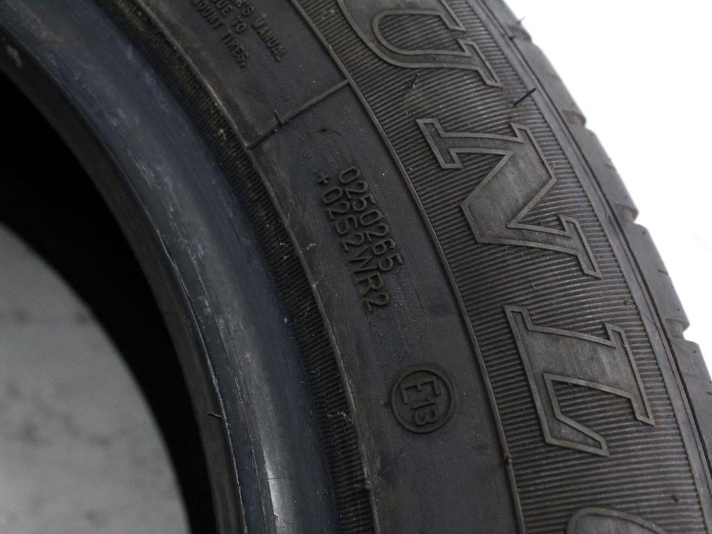 195/60 R15 88H DUNLOP SPORT 7.05MM A0320 PNEUMATICI ESTIVE (QUANTITA' A GOMME) RICAMBIO USATO