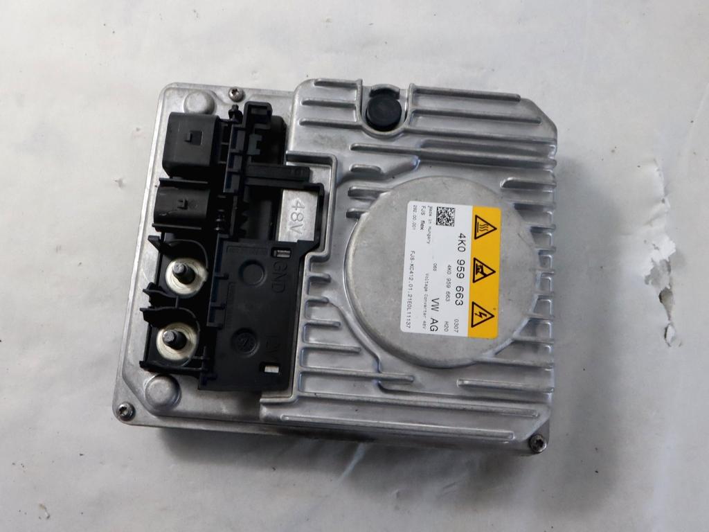 4K0959663 CENTRALINA TRASFORMATORE CONVERTITORE DI CORRENTE AUDI RS Q8 4.0 I 441 KW AUT 5P (2021) RICAMBIO USATO