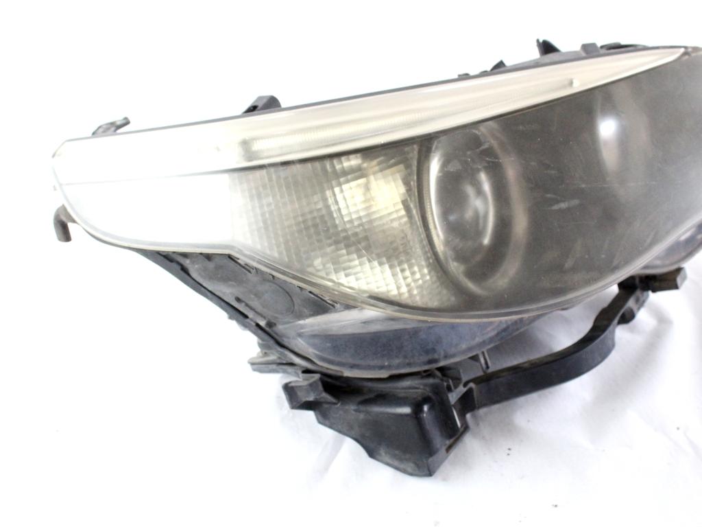 63127160194 FARO FANALE ANTERIORE DESTRO BMW SERIE 5 530D E60 3.0 D 170KW AUT 4P (2006) RICAMBIO USATO OPACIZZATO SUPPORTI DANNEGGIATI