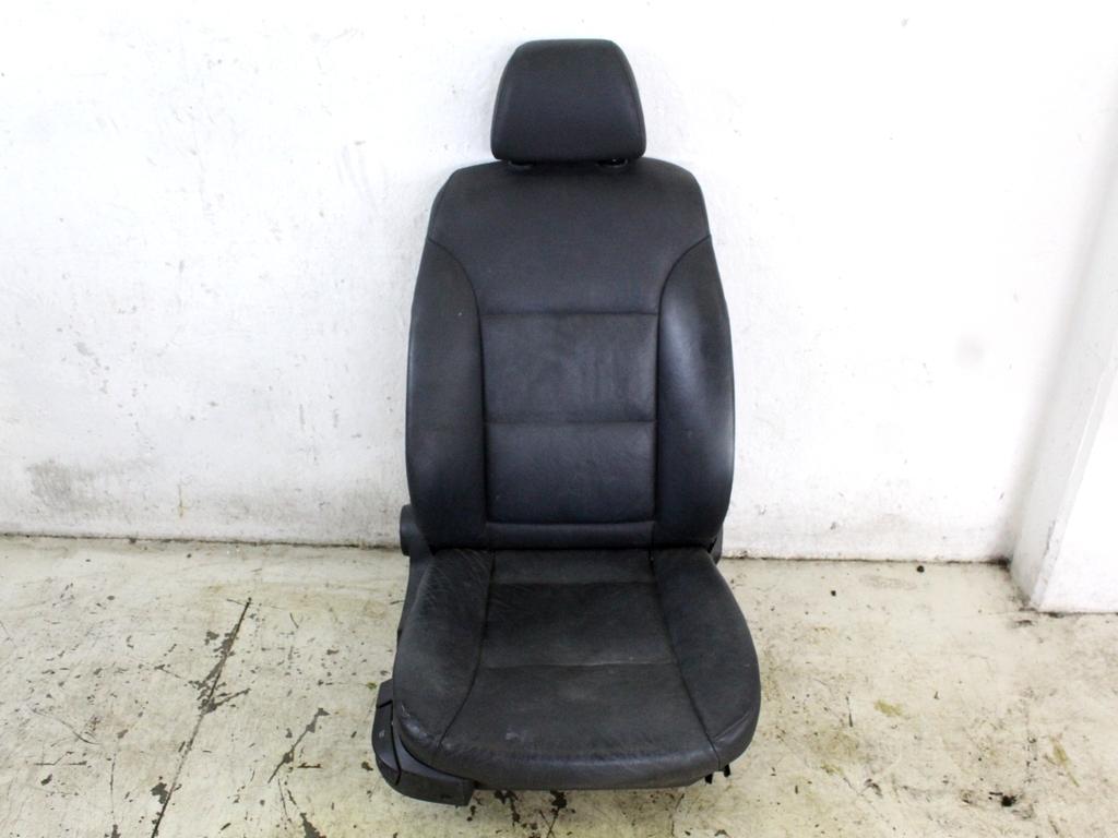 52109112999 SEDILE ANTERIORE DESTRO PASSEGGERO IN PELLE BMW SERIE 5 530D E60 3.0 D 170KW AUT 4P (2006) RICAMBIO USATO