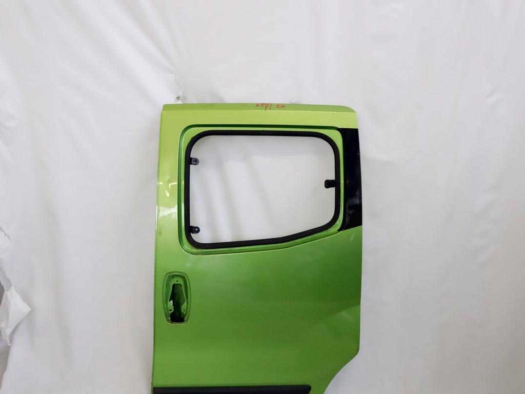 1353059080 PORTA POSTERIORE SINISTRA SCORREVOLE FIAT QUBO 1.3 D 55KW 5M 4P (2008) RICAMBIO USATO