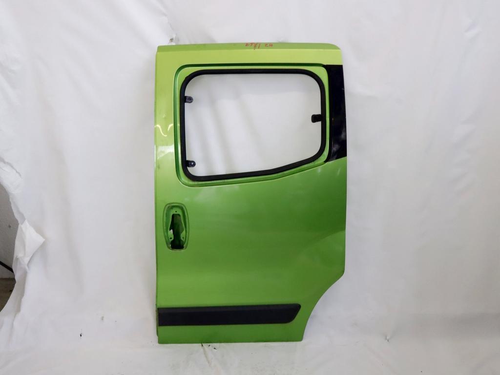 1353059080 PORTA POSTERIORE SINISTRA SCORREVOLE FIAT QUBO 1.3 D 55KW 5M 4P (2008) RICAMBIO USATO