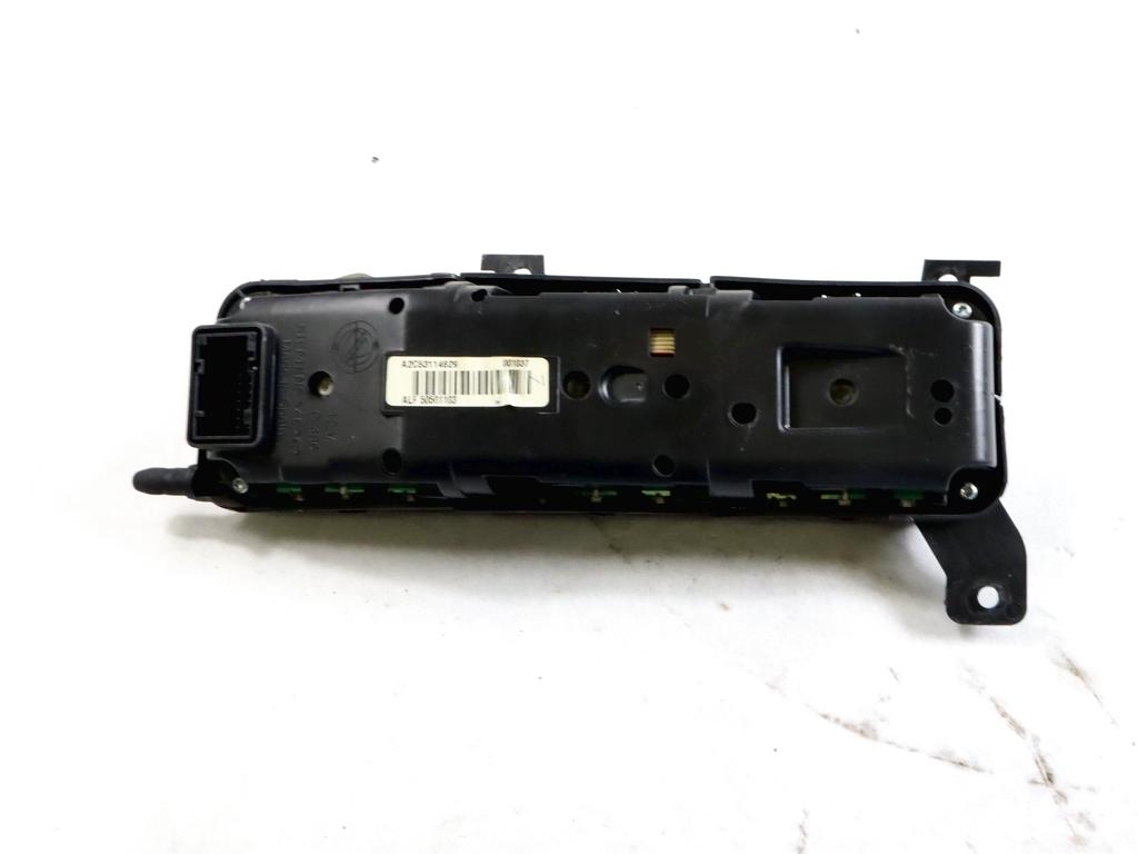 50501103 QUADRO STRUMENTI CENTRALE CRUSCOTTO LIVELLO CARBURANTE, TEMPERATURA ACQUA MOTORE ALFA ROMEO BRERA 2.4 D 147KW 6M 3P (2007) RICAMBIO USATO