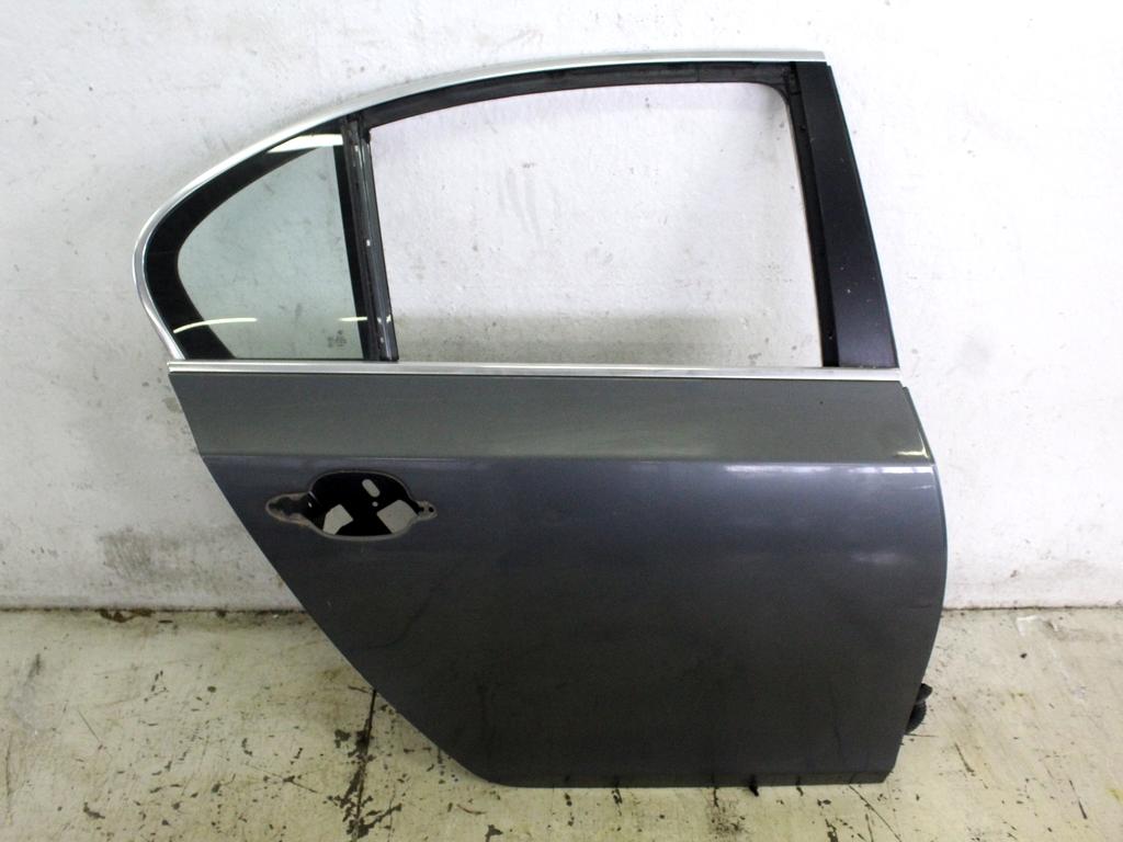 41527202342 PORTA POSTERIORE DESTRA BMW SERIE 5 530D E60 3.0 D 170KW AUT 4P (2006) RICAMBIO USATO LEGGERMENTE AMMACCATA