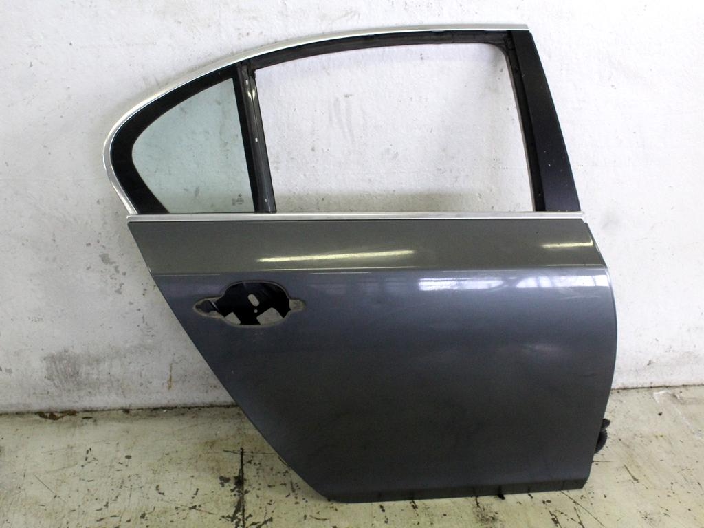 41527202342 PORTA POSTERIORE DESTRA BMW SERIE 5 530D E60 3.0 D 170KW AUT 4P (2006) RICAMBIO USATO LEGGERMENTE AMMACCATA