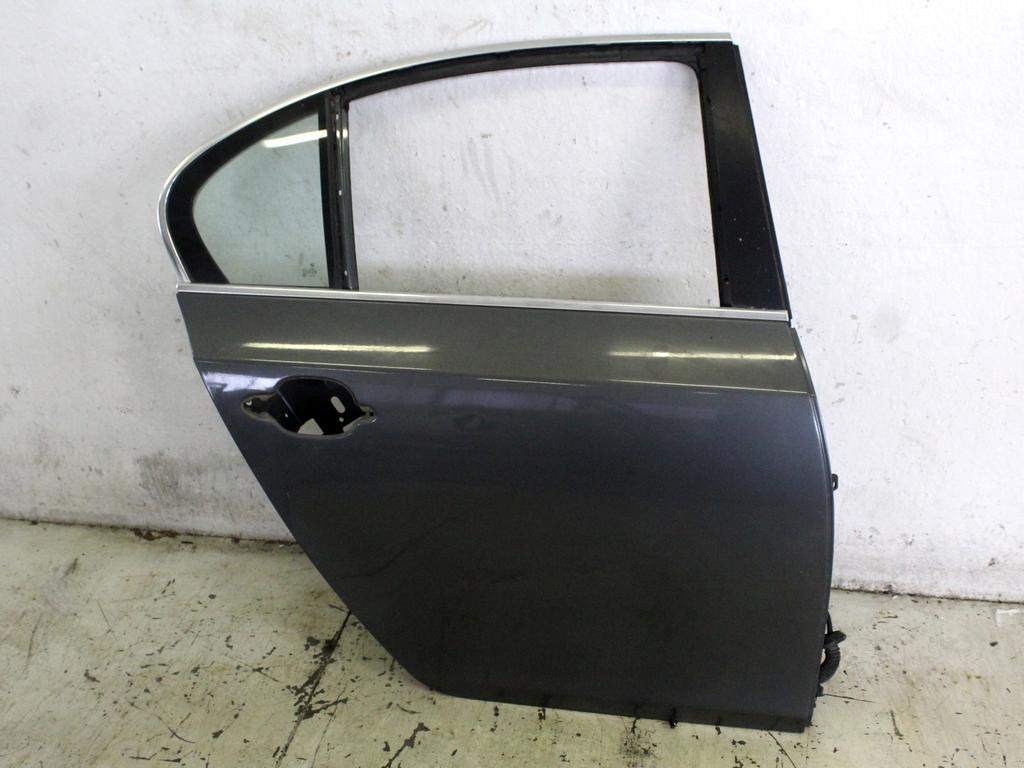 41527202342 PORTA POSTERIORE DESTRA BMW SERIE 5 530D E60 3.0 D 170KW AUT 4P (2006) RICAMBIO USATO LEGGERMENTE AMMACCATA